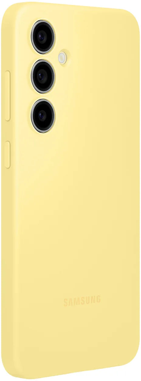 Samsung Silicone Cover Galaxy S24 Fe 5G Yellow - Essentify
