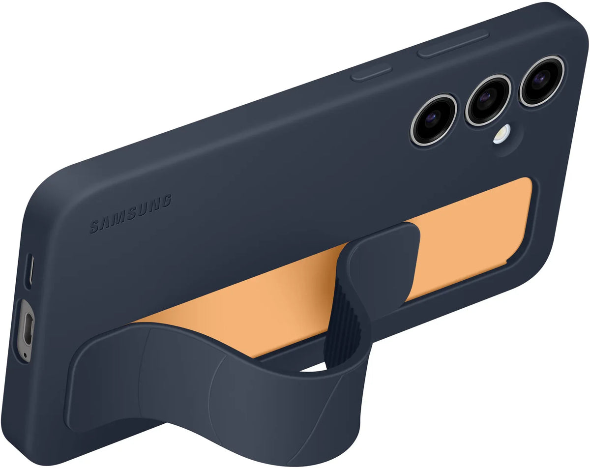 Samsung Standing Grip Case Galaxy S24 Fe 5G Blue Black - Essentify
