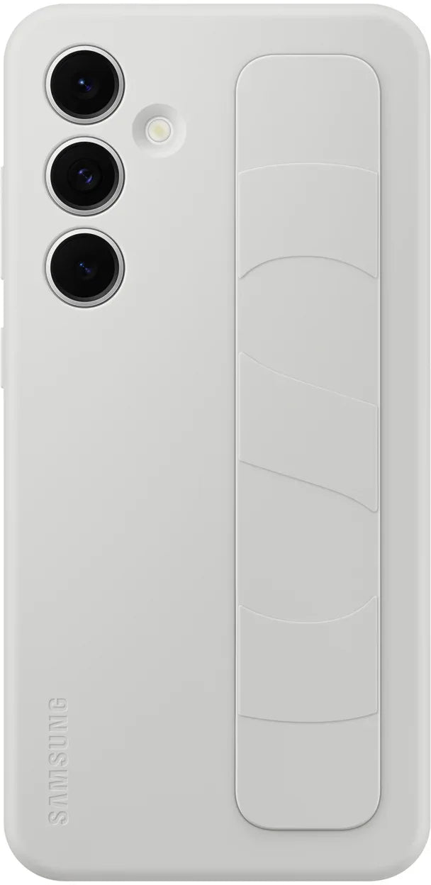 Samsung Standing Grip Case Galaxy S24 Fe 5G Grey - Essentify