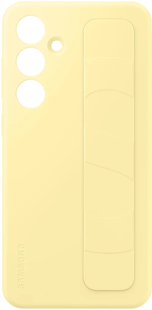 Samsung Standing Grip Case Galaxy S24 Fe 5G Yellow - Essentify