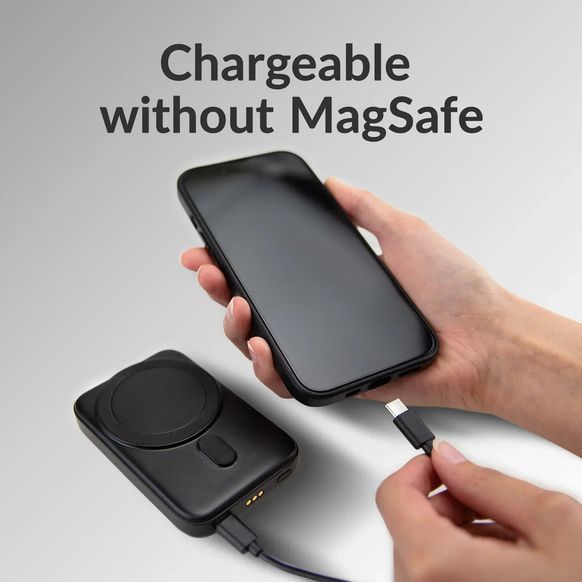 Mobilize 4In1 Wireless Charger Station With Detachable Power Bank 5000Mah Black - Essentify
