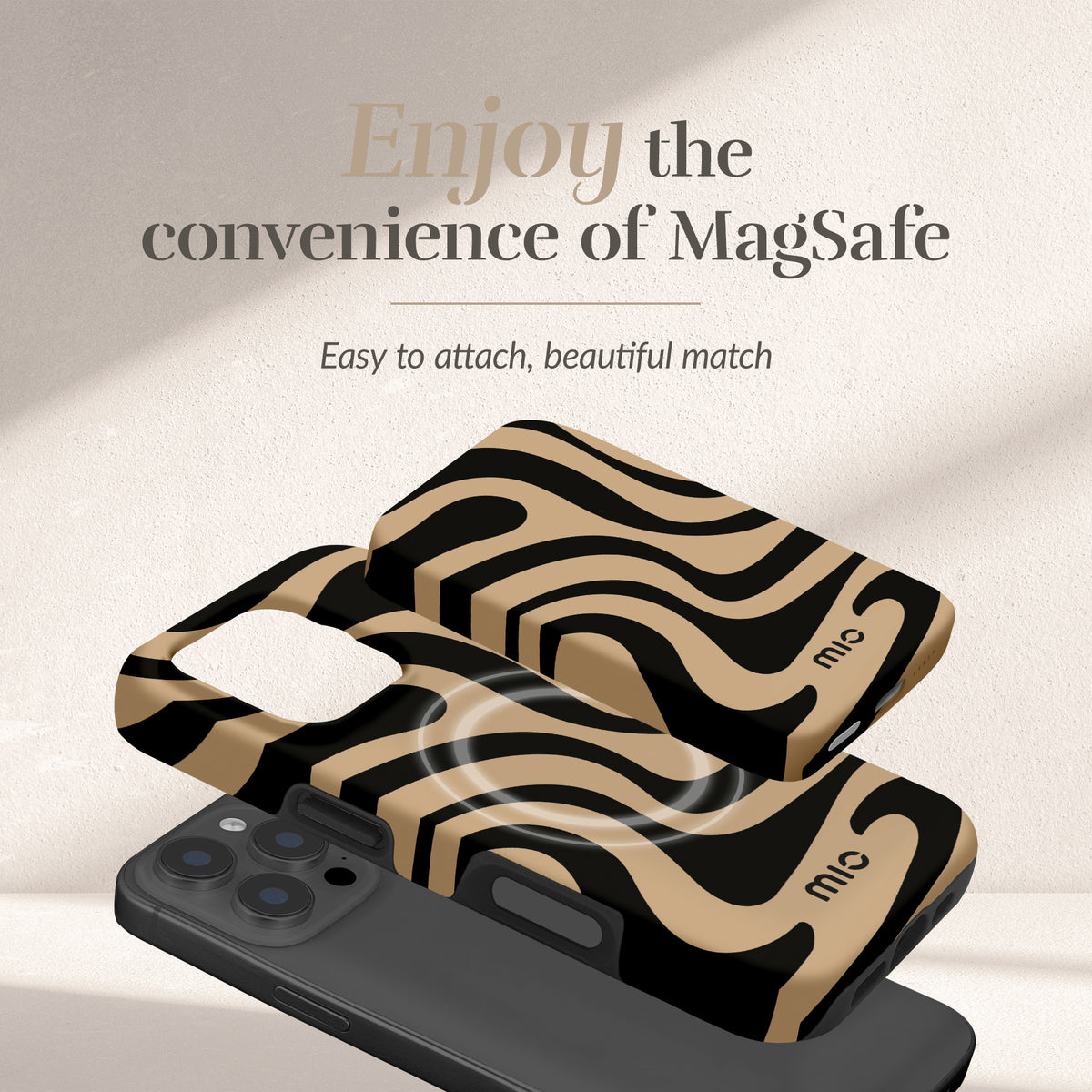 Mio By Mobilize Mio Powerbank 5000Mah With Double Sided Magsafe Compatibility Swirl - Matt
