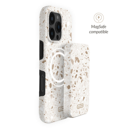 Mio By Mobilize Mio Powerbank 5000Mah With Double Sided Magsafe Compatibility Soft Terrazzo - Matt