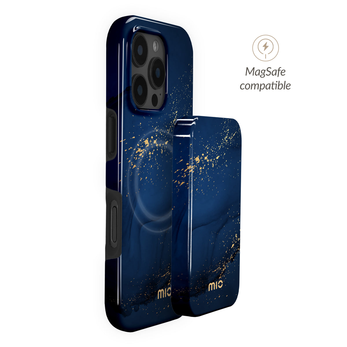 Mio By Mobilize Mio Powerbank 5000Mah With Double Sided Magsafe Compatibility Midnight Sparkle - Glossy
