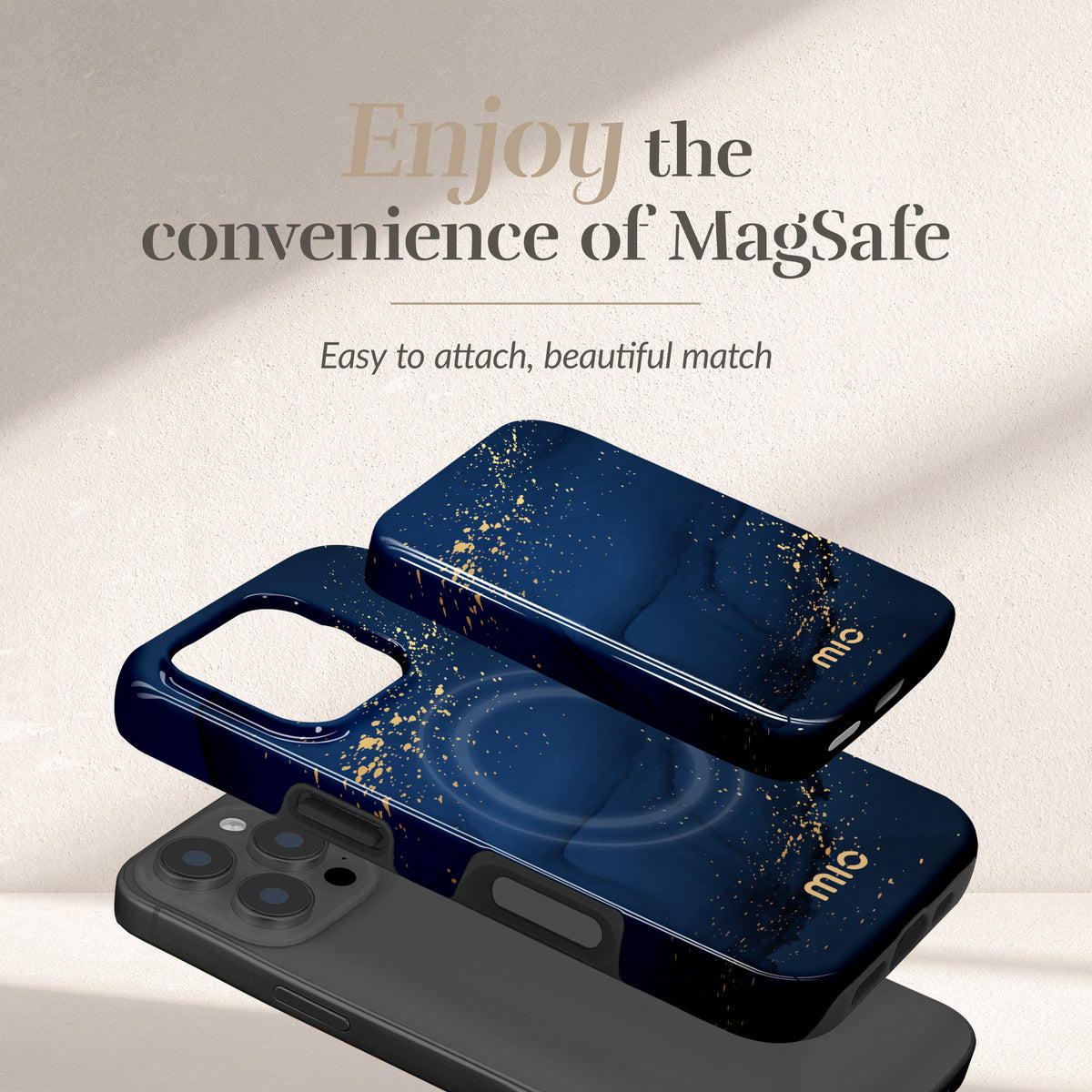 Mio By Mobilize Mio Powerbank 5000Mah With Double Sided Magsafe Compatibility Midnight Sparkle - Glossy