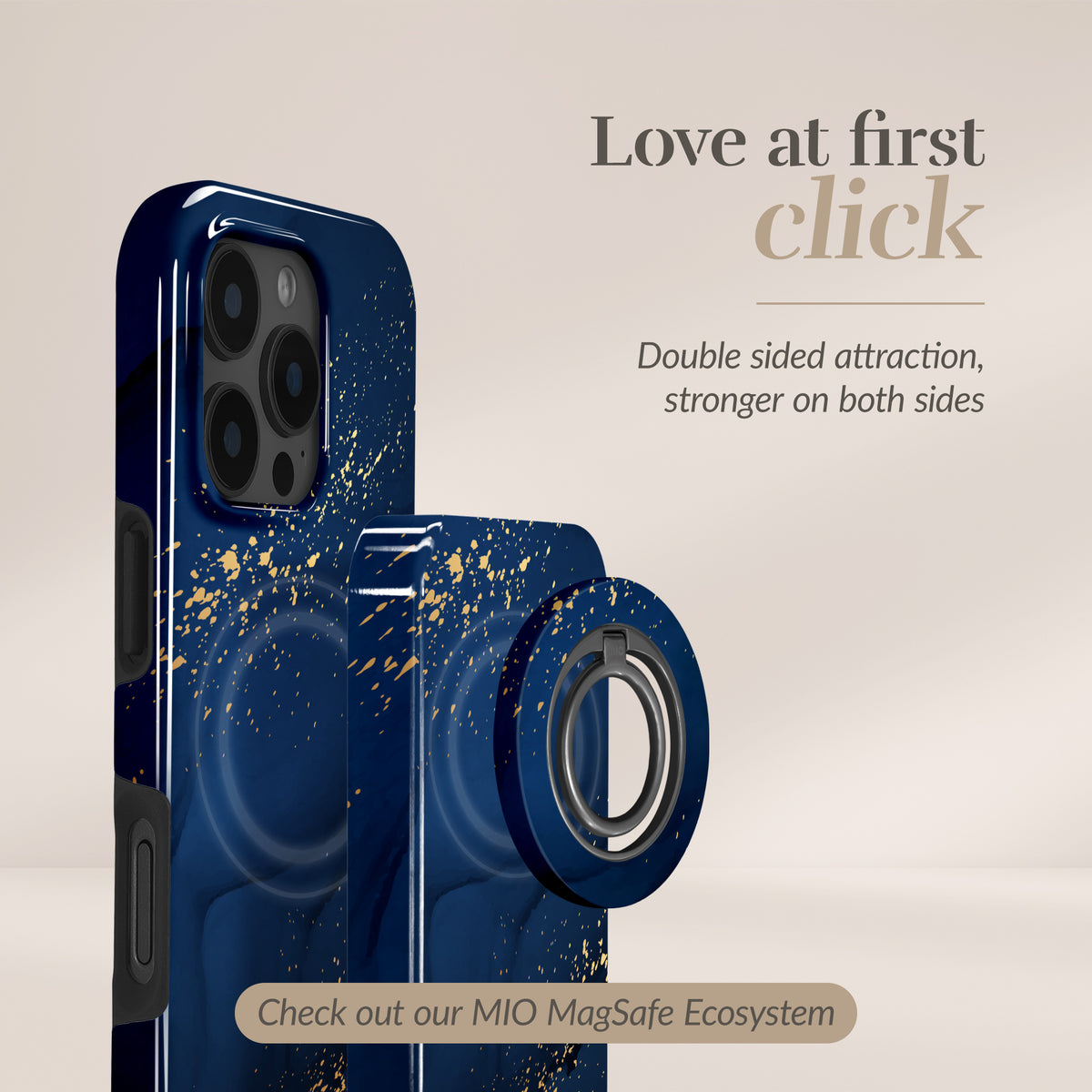 Mio By Mobilize Mio Powerbank 5000Mah With Double Sided Magsafe Compatibility Midnight Sparkle - Glossy