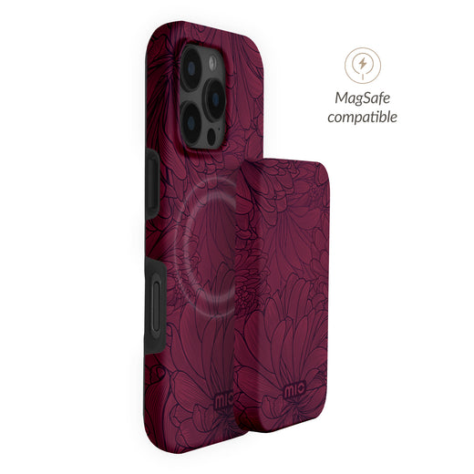 Mio By Mobilize Mio Powerbank 5000Mah With Double Sided Magsafe Compatibility Berry Blooms - Matt