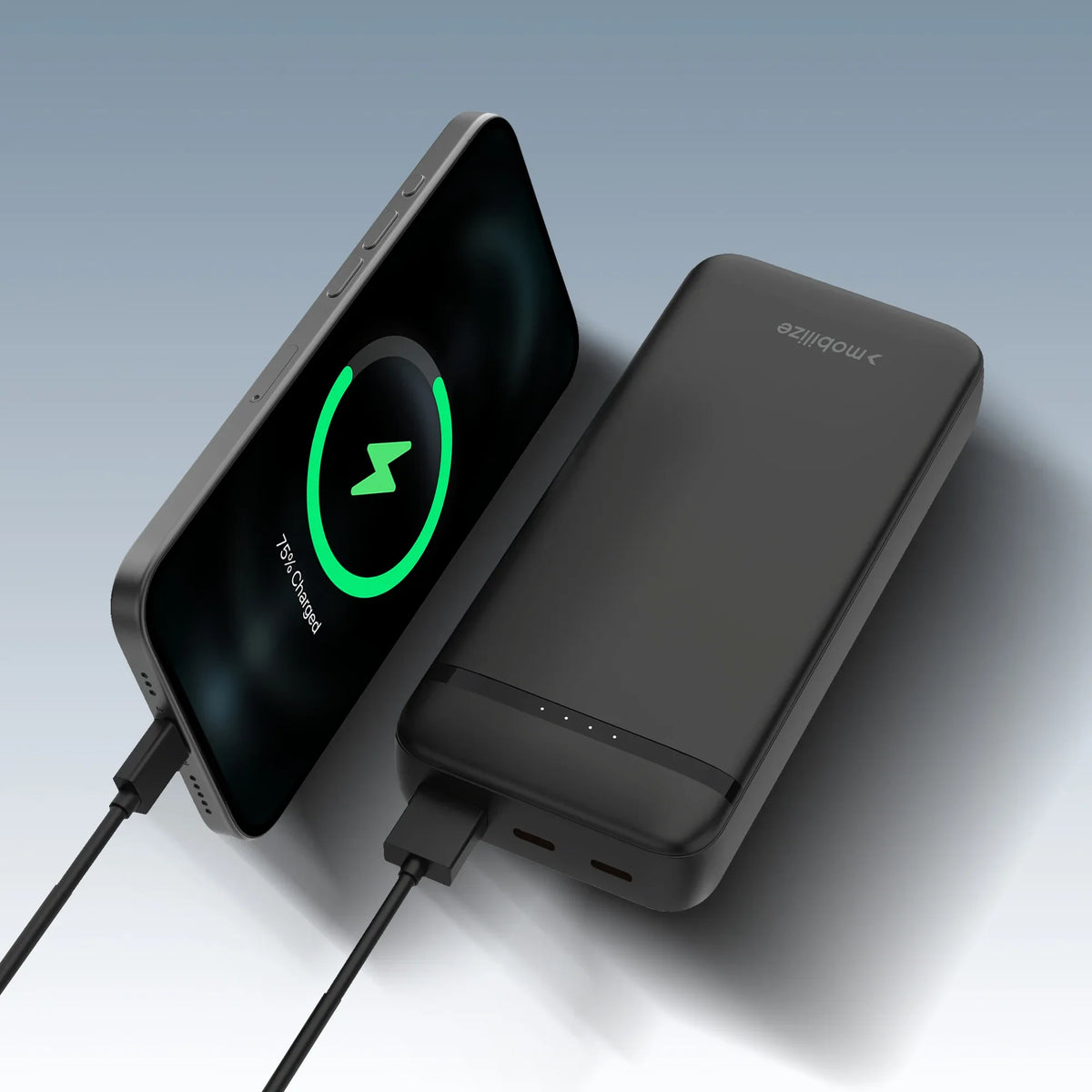 Mobilize Power Bank 20000Mah Pd 20W Black - Essentify