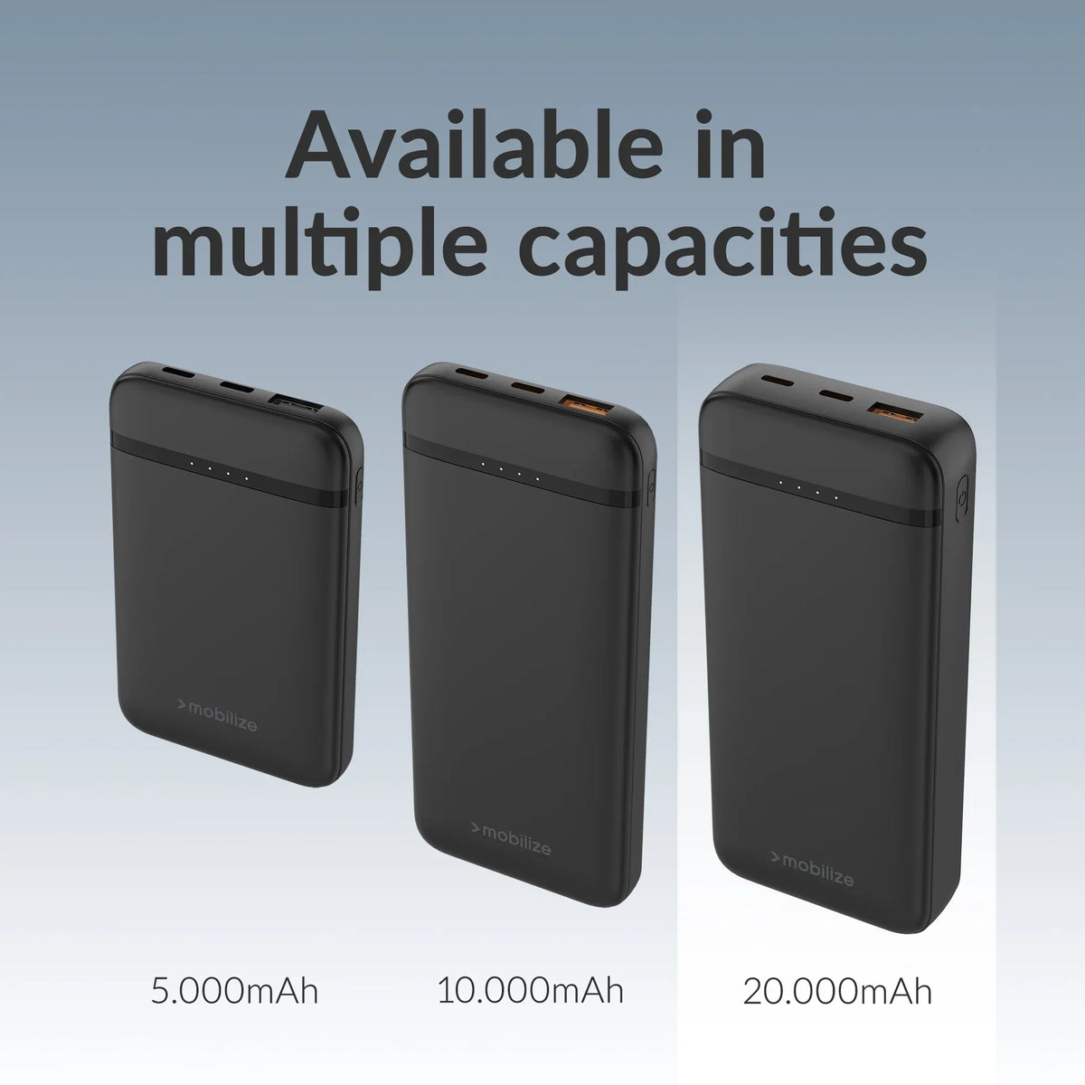 Mobilize Power Bank 20000Mah Pd 20W Black - Essentify