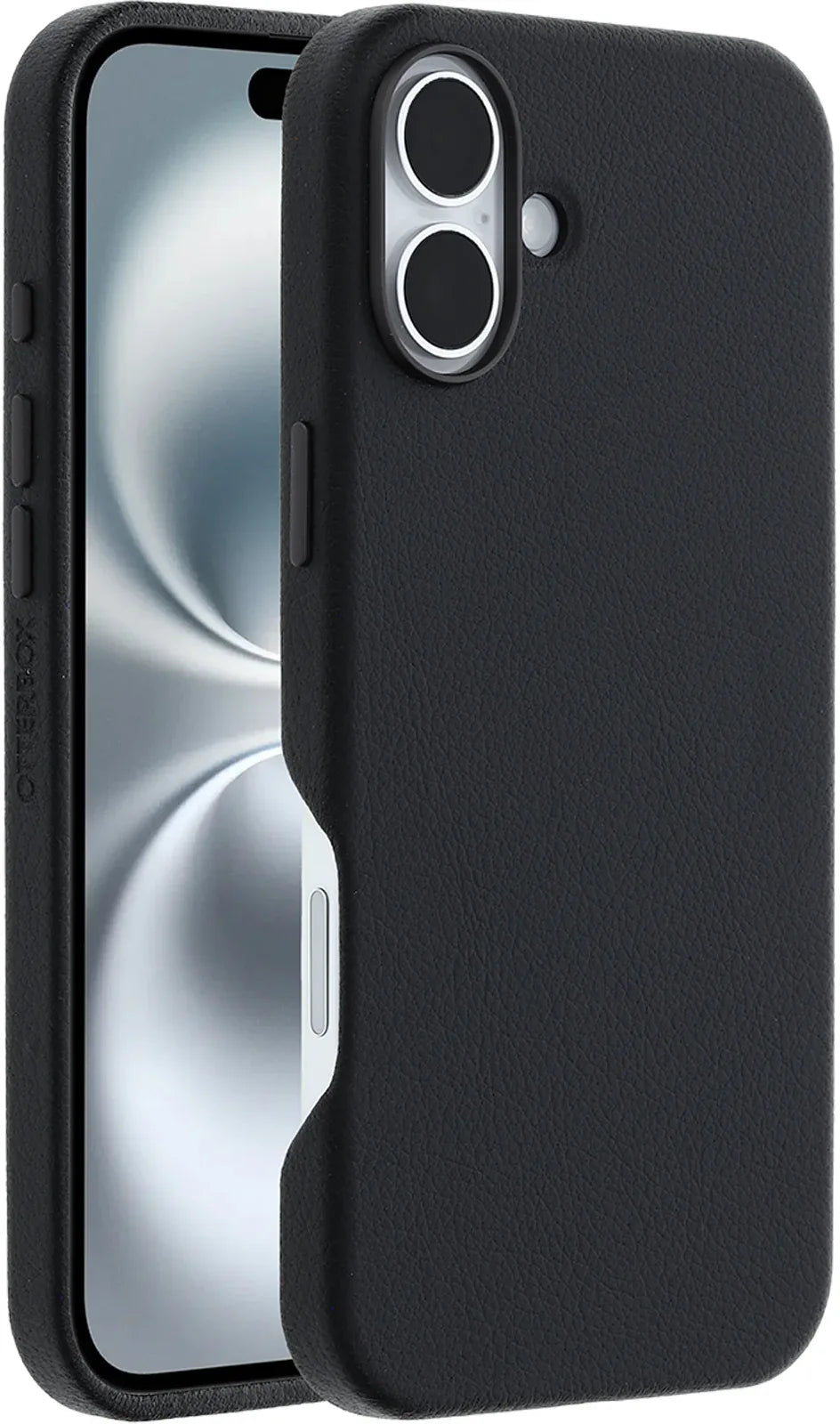 Otterbox Symmetry+ Cactus Leather Case Apple Iphone 16 Plus Noir Ash - Essentify