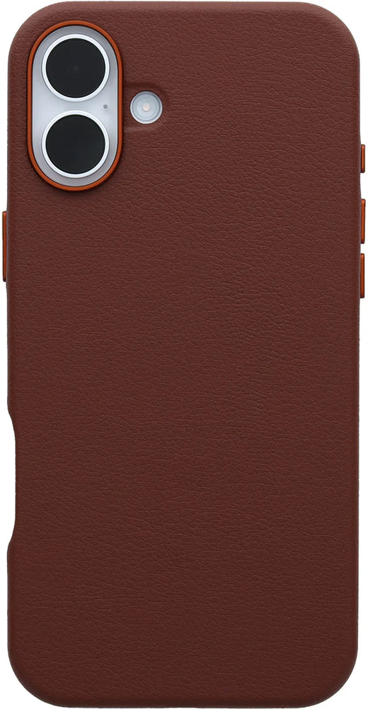 Otterbox Symmetry+ Cactus Leather Case Apple Iphone 16 Plus Rich Adobe - Essentify