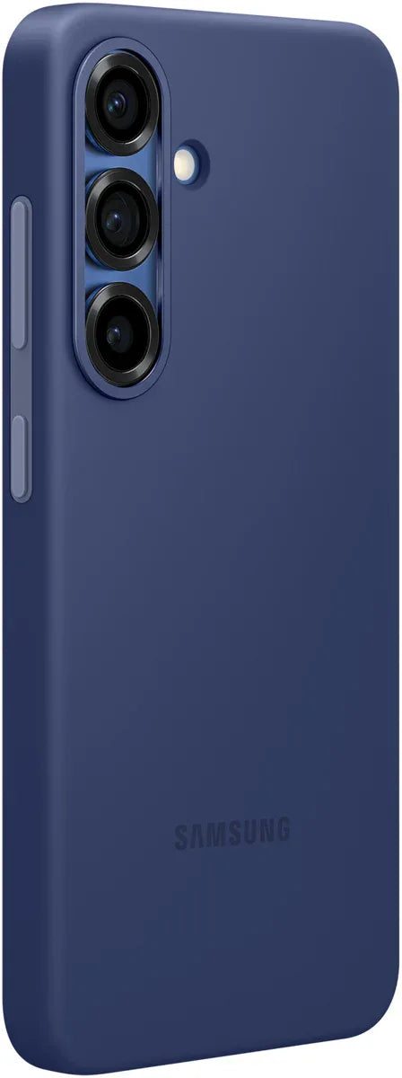 Samsung Silicone Cover Galaxy S25 5G Blue - Essentify