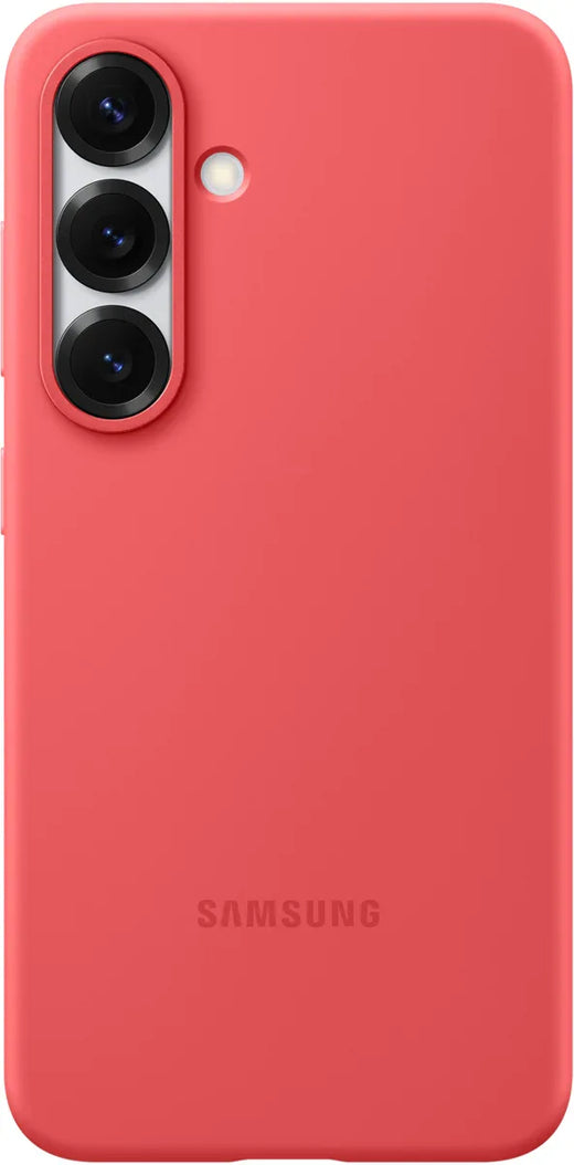 Samsung Silicone Cover Galaxy S25 5G Red - Essentify