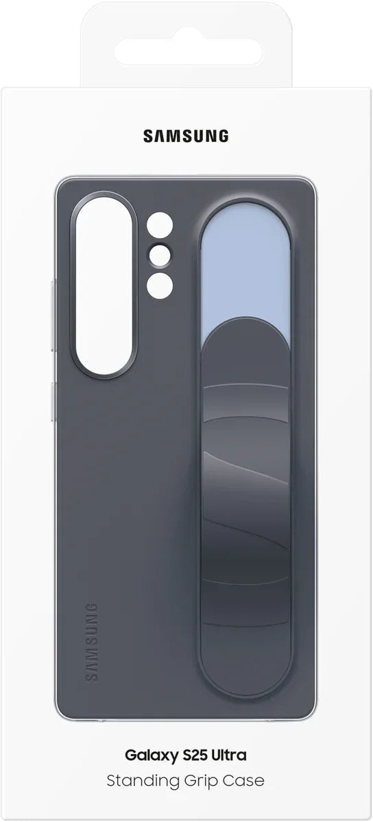 Samsung Standing Grip Case Galaxy S25 Ultra 5G Black - Essentify
