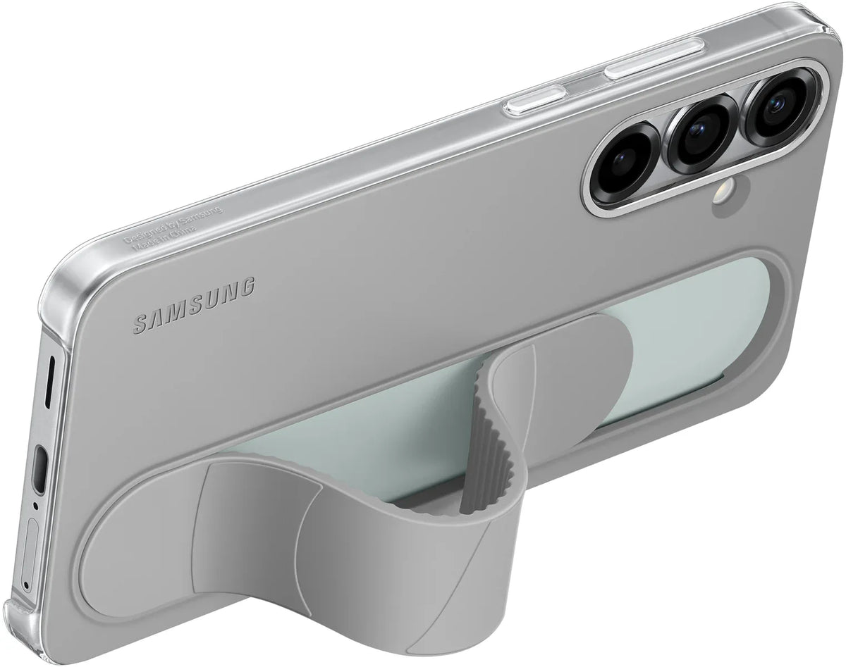 Samsung Standing Grip Case Galaxy S25+ 5G Grey - Essentify
