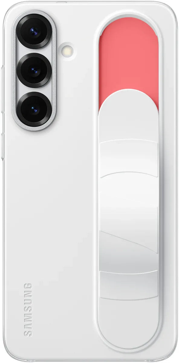 Samsung Standing Grip Case Galaxy S25+ 5G White - Essentify