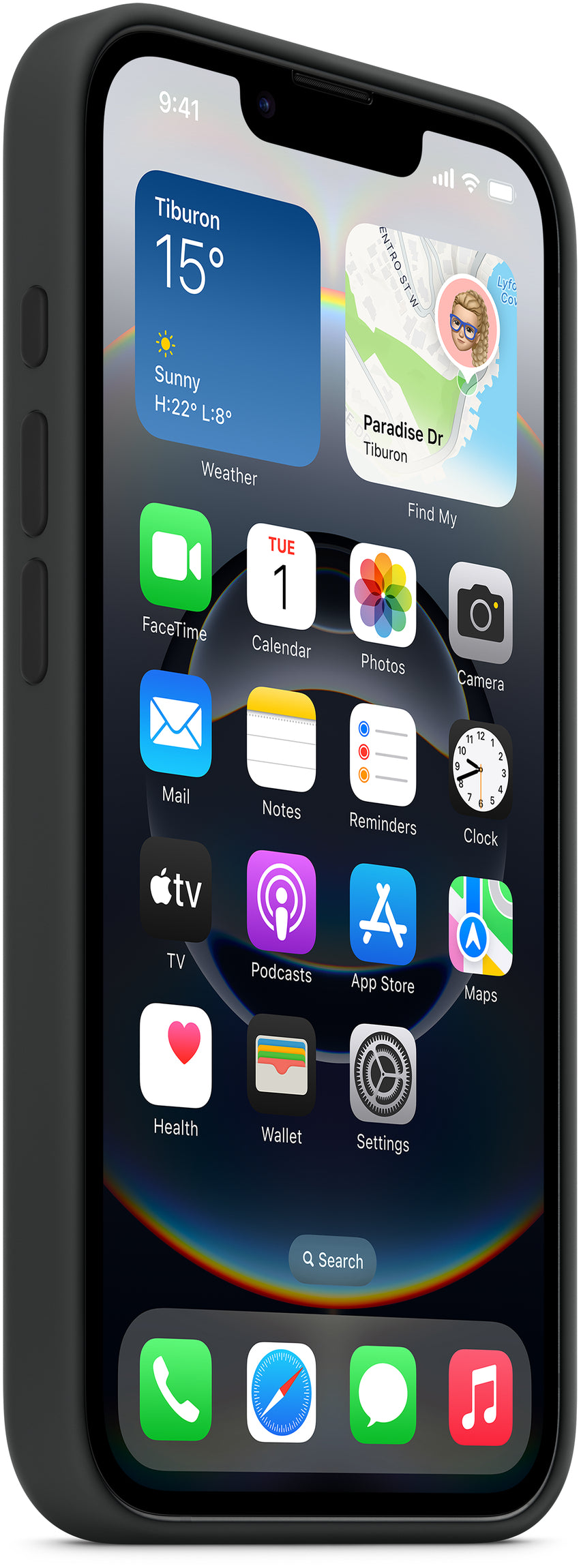 Apple Md3N4Zm/A Apple Silicone Case Iphone 16E Black