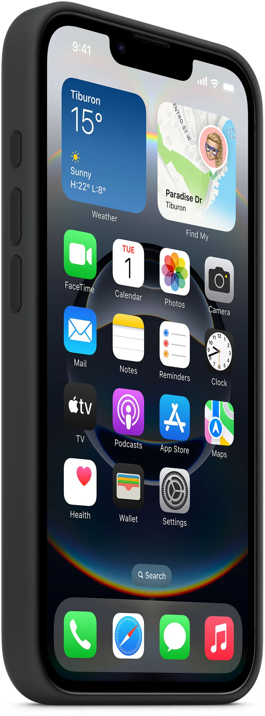 Apple Silicone Case Iphone 16E Black - Essentify