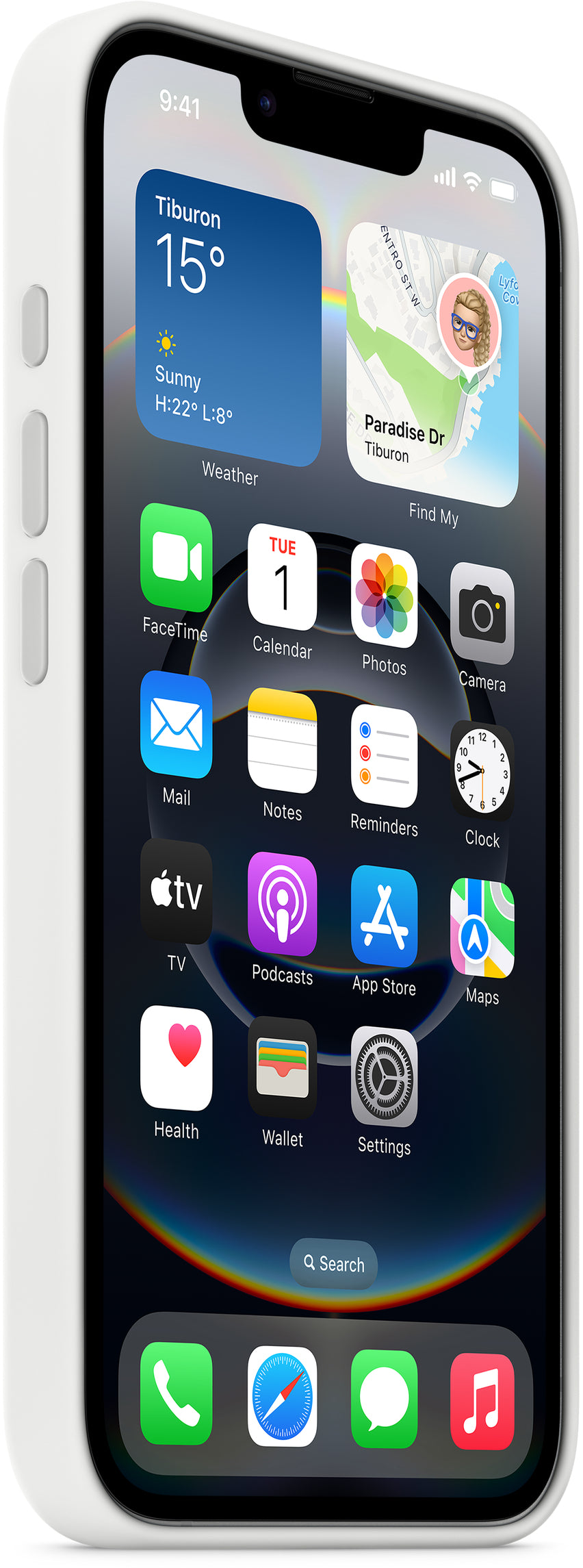 Apple Md3P4Zm/A Apple Silicone Case Iphone 16E White