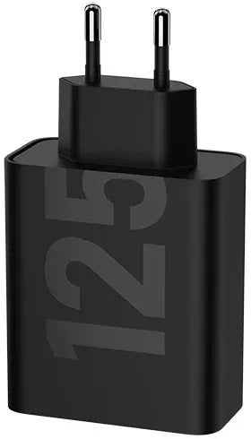 Motorola Turbopower Dual Usb-C Wall Charger Incl. Usb-C Cable 2M. 125W Black - Essentify