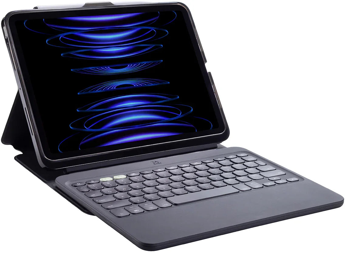 Zagg Pro Keys 2 Bluetooth Keyboard Case For Apple Ipad Air 10.9 (2020/2022)/Air 11 (2024/2025) Qwerty Black - Essentify