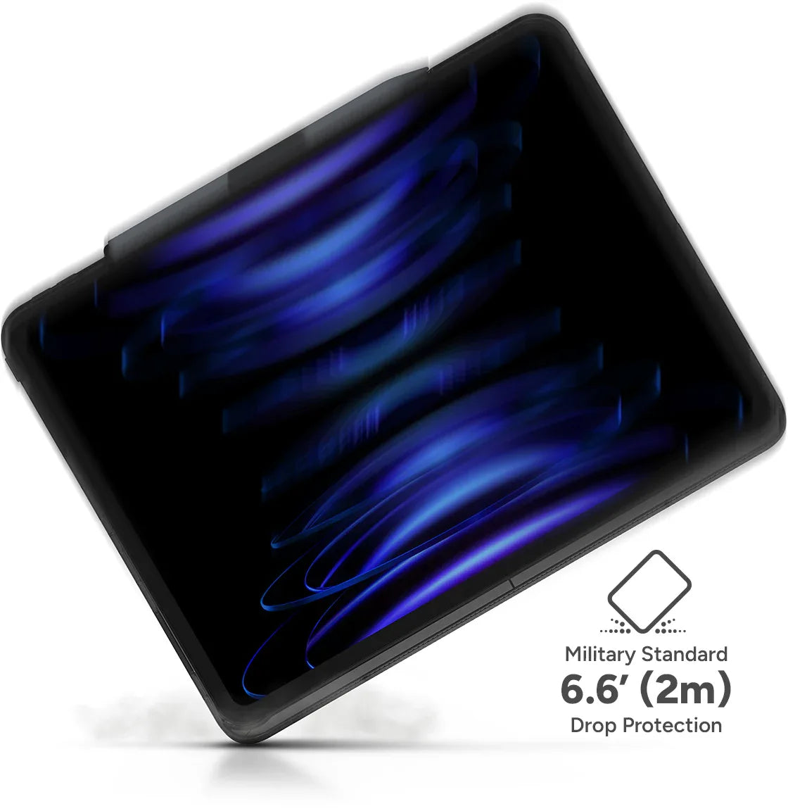 Zagg Pro Keys 2 Bluetooth Keyboard Case For Apple Ipad Air 10.9 (2020/2022)/Air 11 (2024/2025) Qwerty Black - Essentify