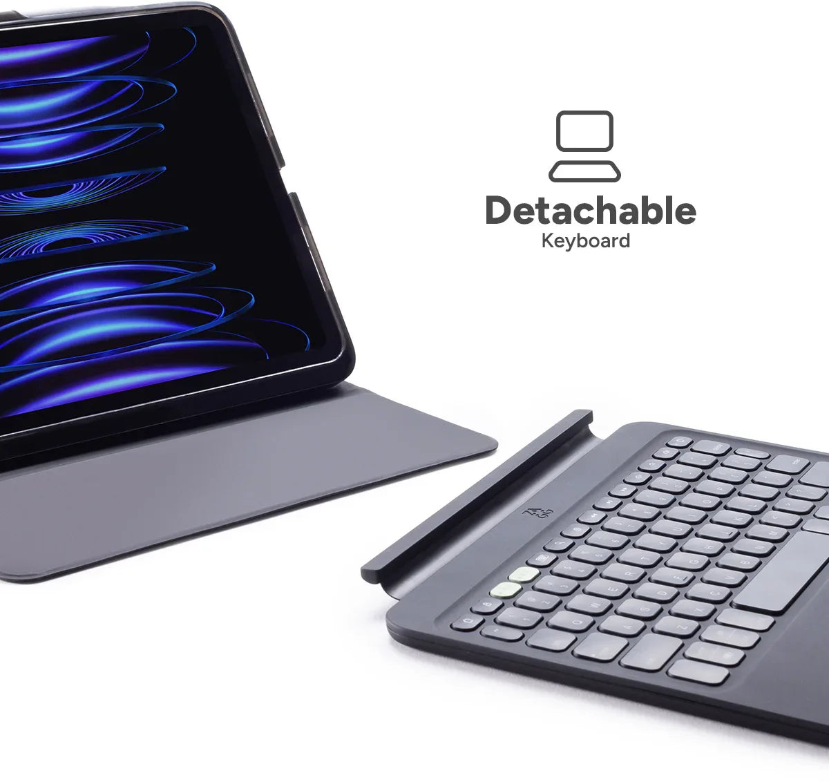 Zagg Pro Keys 2 Bluetooth Keyboard Case For Apple Ipad Air 10.9 (2020/2022)/Air 11 (2024/2025) Qwerty Black - Essentify