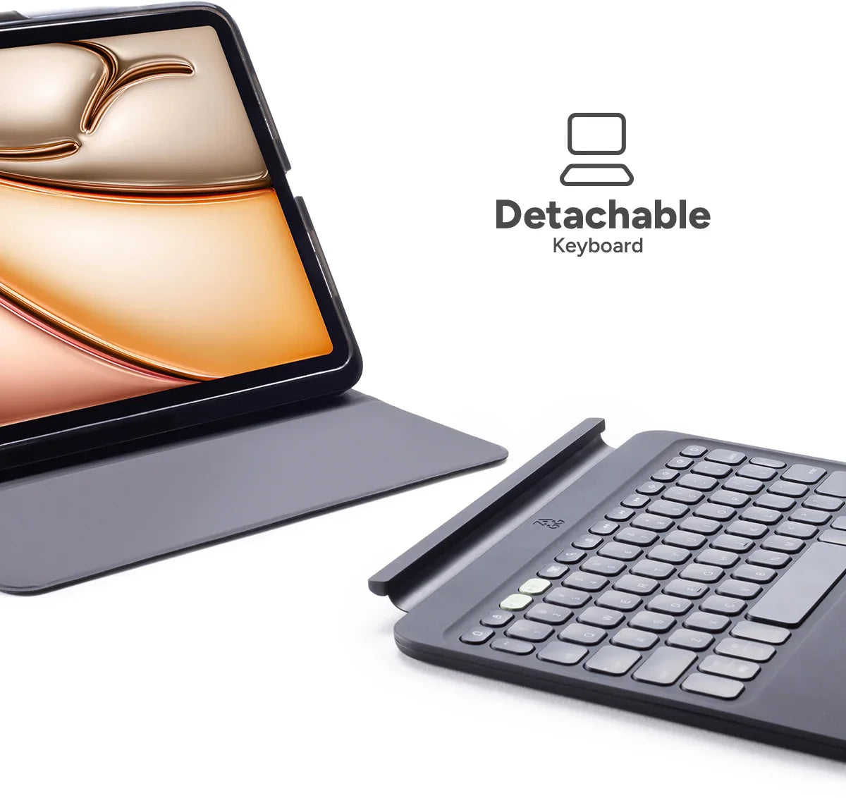 Zagg Pro Keys 2 Bluetooth Keyboard Case For Apple Ipad Air 13 (2024/2025) Qwerty Black - Essentify