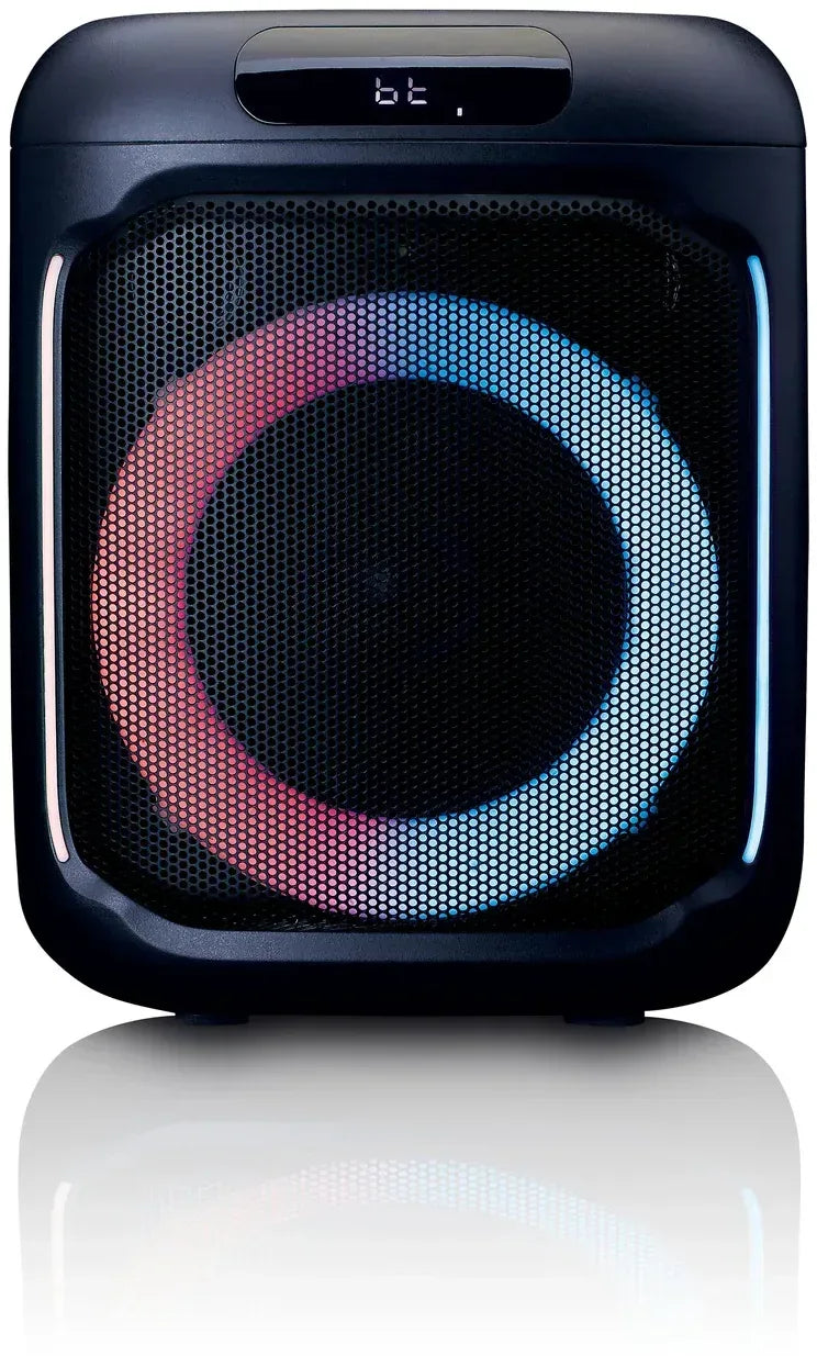 Lenco Bluetooth Party Speaker + Remote + Microphone Black - Essentify