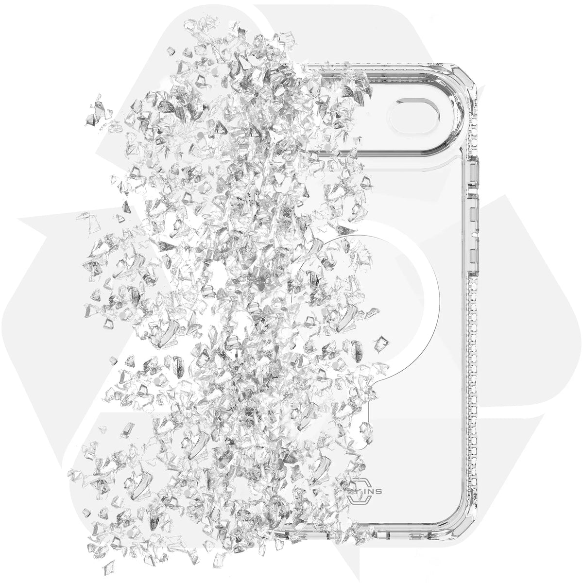 Itskins Level 2 Hybridmagclear_R For Apple Iphone Air Transparent - Essentify