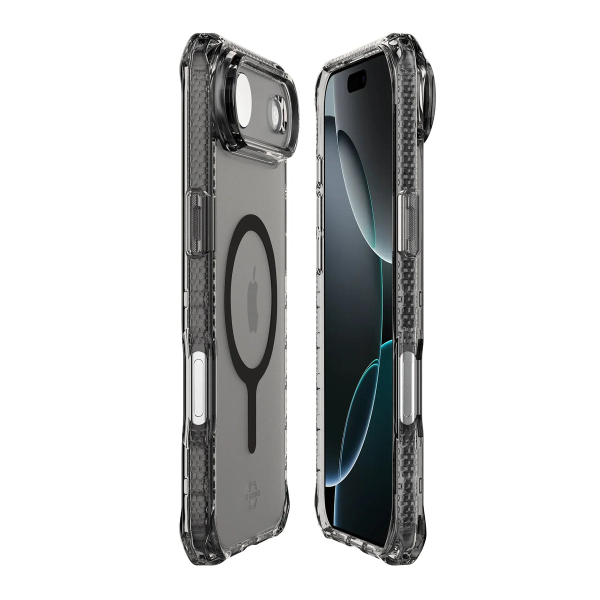 Itskins Level 2 Hybridmagfrost_R For Apple Iphone Air Black - Essentify