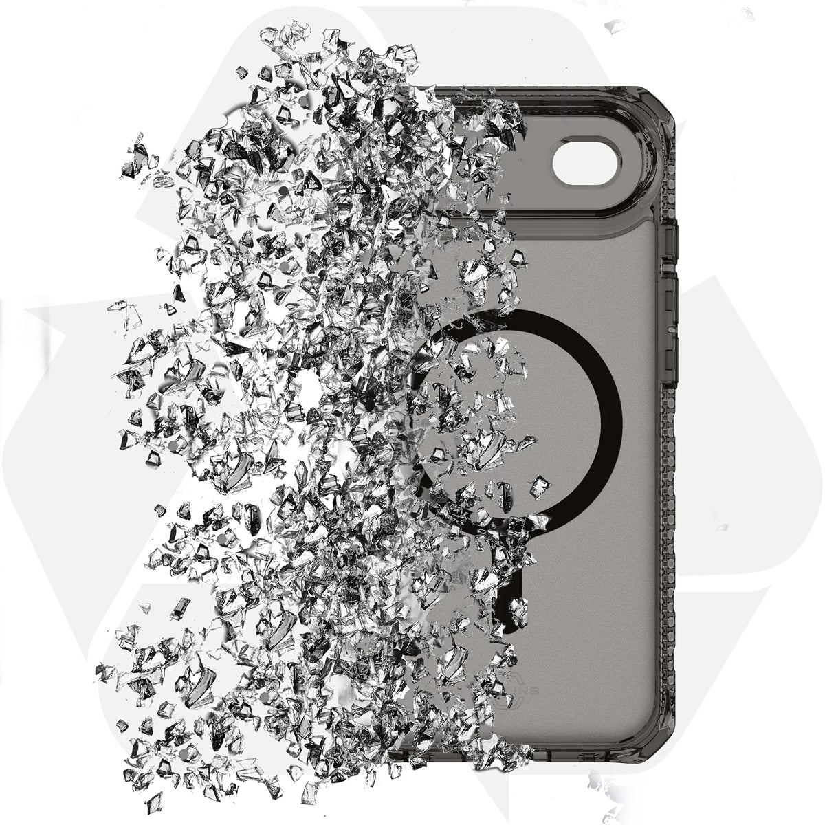 Itskins Level 2 Hybridmagfrost_R For Apple Iphone Air Black - Essentify