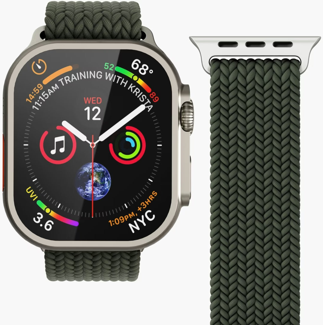 Vonmählen Woven Loop For Apple Watch 40 - 41 - 42Mm One Size Olive