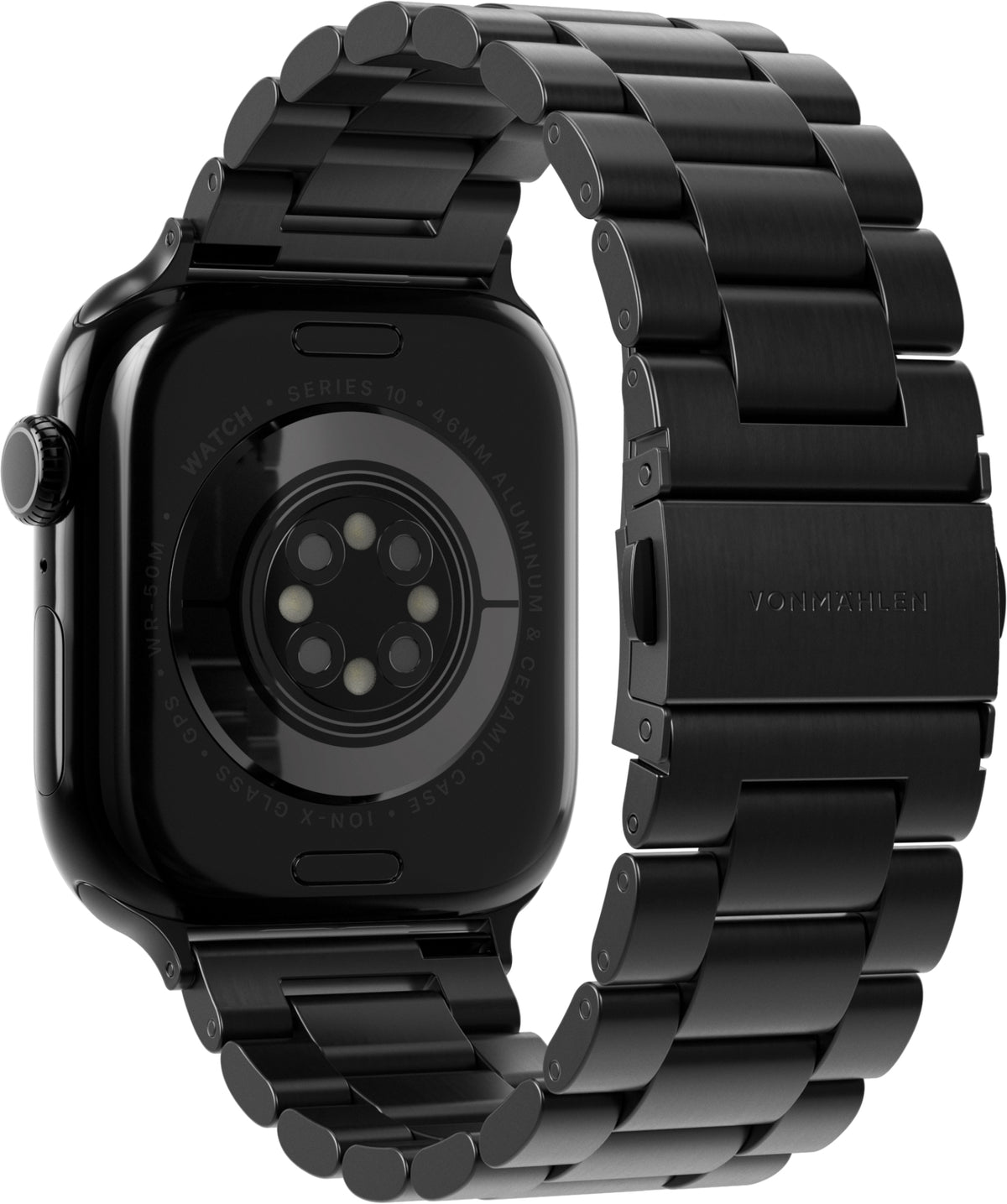 Vonmählen Link Bracelet 2 For Apple Watch 44 - 45 - 46 - 49Mm One Size Black