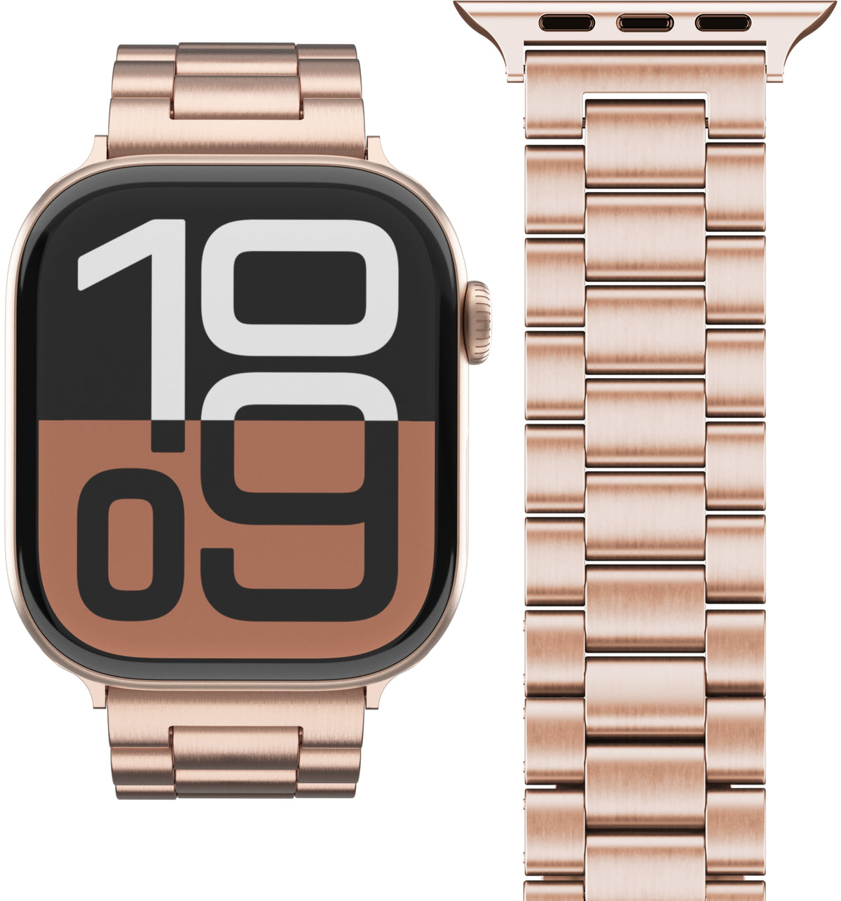 Vonmählen Link Bracelet 2 For Apple Watch 44 - 45 - 46 - 49Mm One Size Rose Gold