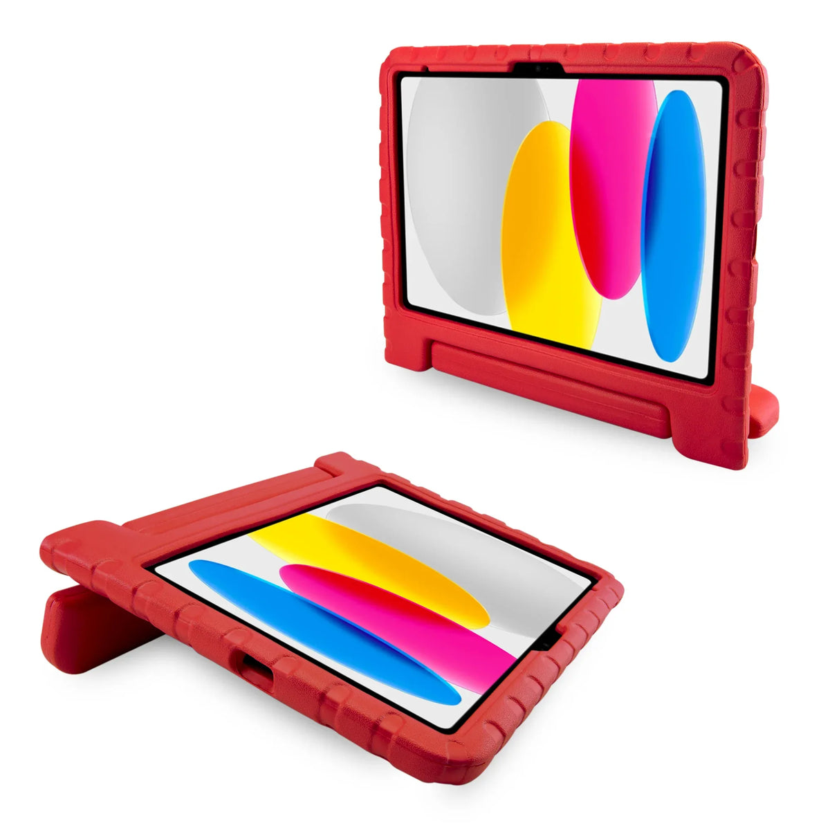 Xccess Kids Guard Tablet Case For Apple Ipad Pro 12.9 ('18/'20/'21/'22)/Ipad Pro 13 ('24)/Ipad Air 13 ('24/'25) Red - Essentify