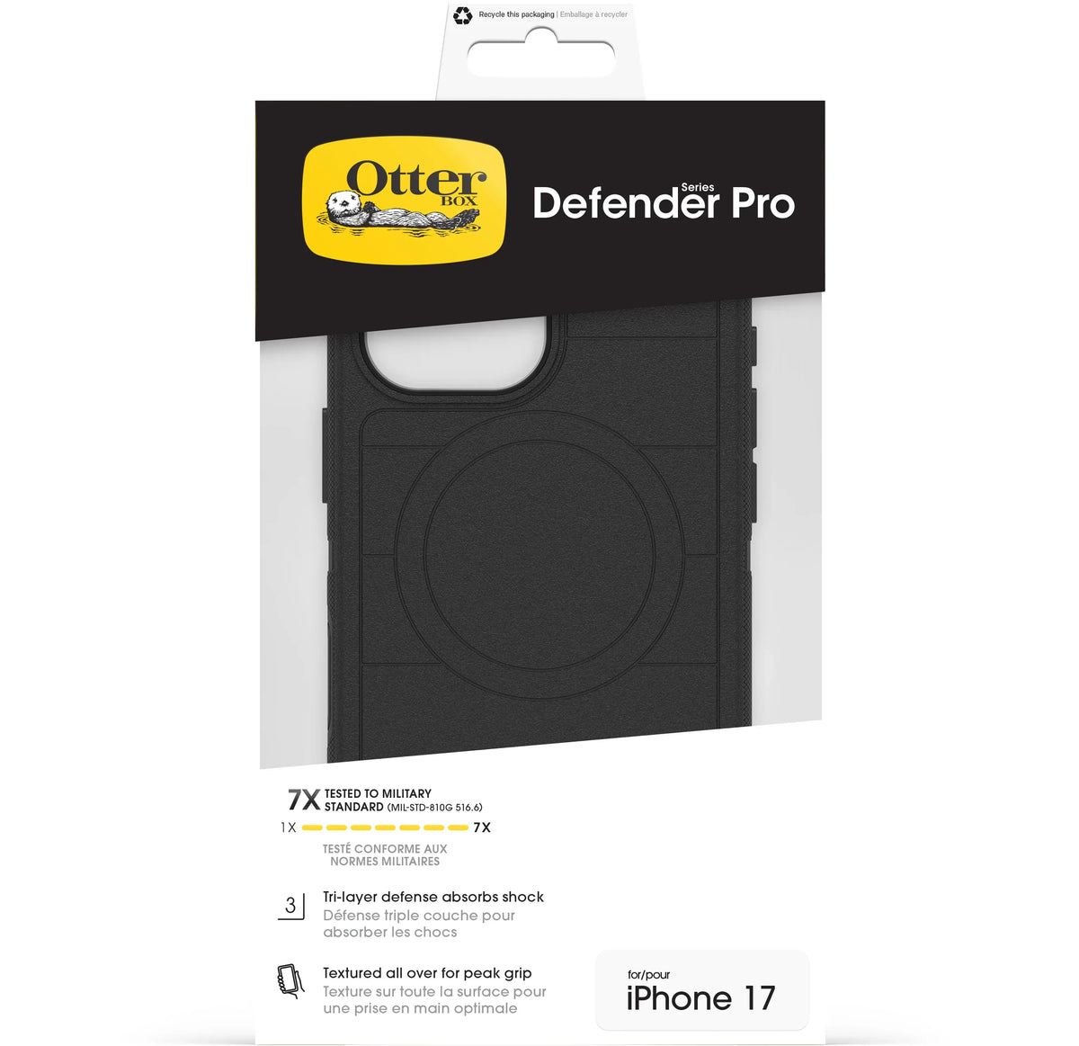 Otterbox Defender Series Pro With Magsafe Apple Iphone 17 Black - Essentify