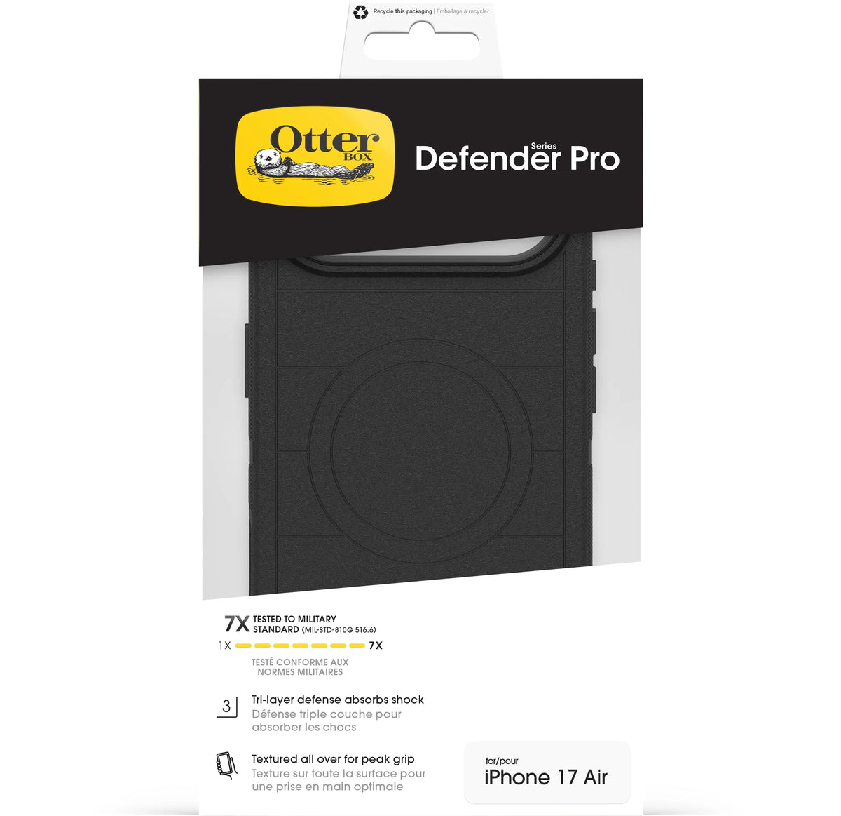 Otterbox Defender Series Pro With Magsafe Apple Iphone Air Black - Essentify