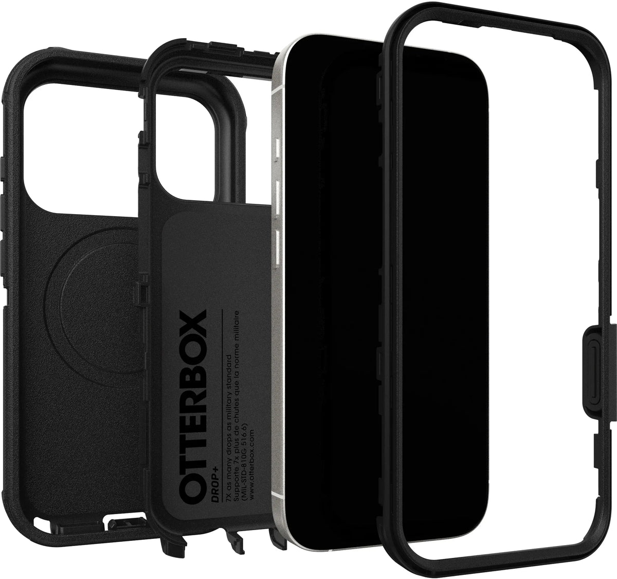 Otterbox Defender Series Pro With Magsafe Apple Iphone 17 Pro Black - Essentify