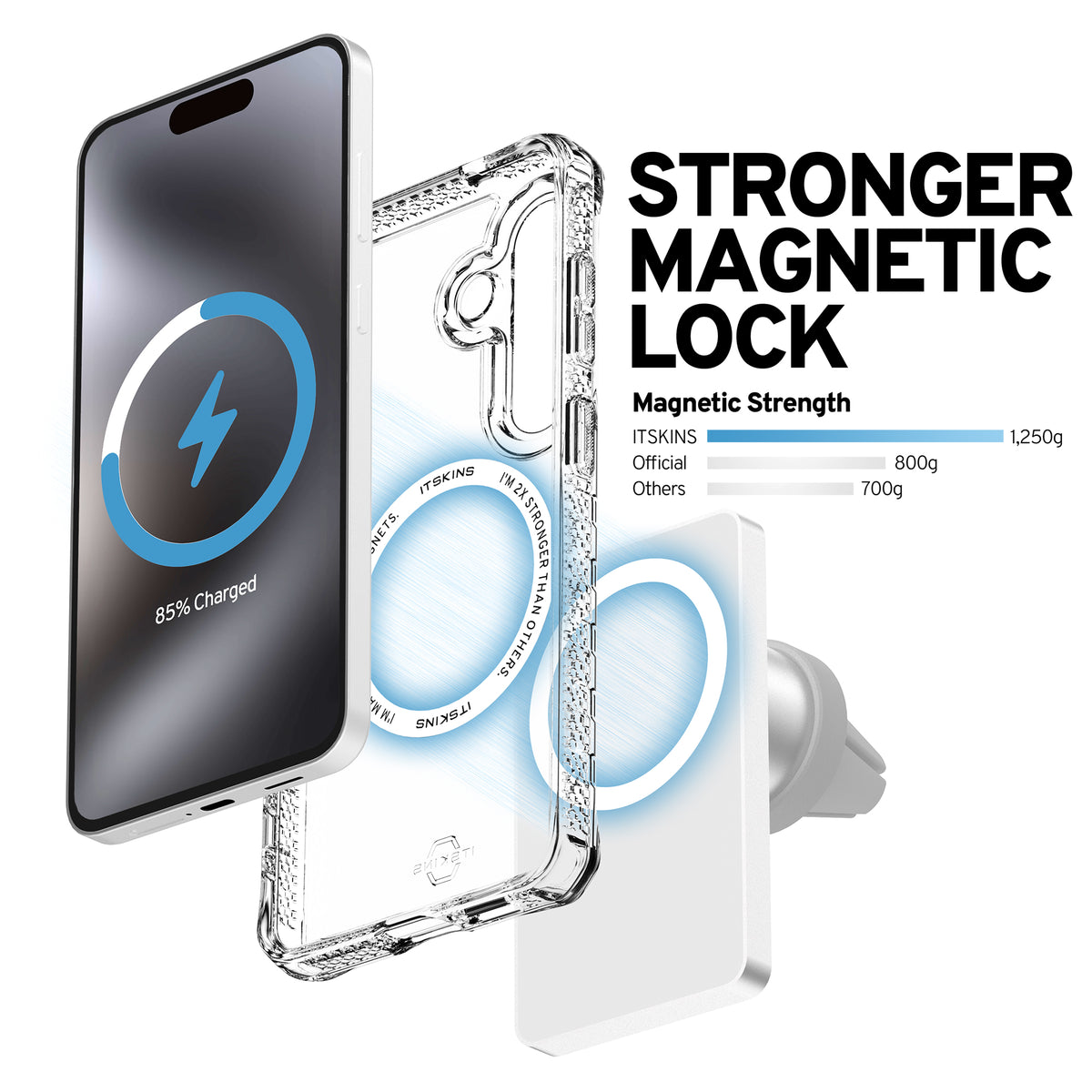 Itskins Level 2 Hybridmagclear_R For Samsung Galaxy S26+ Transparent