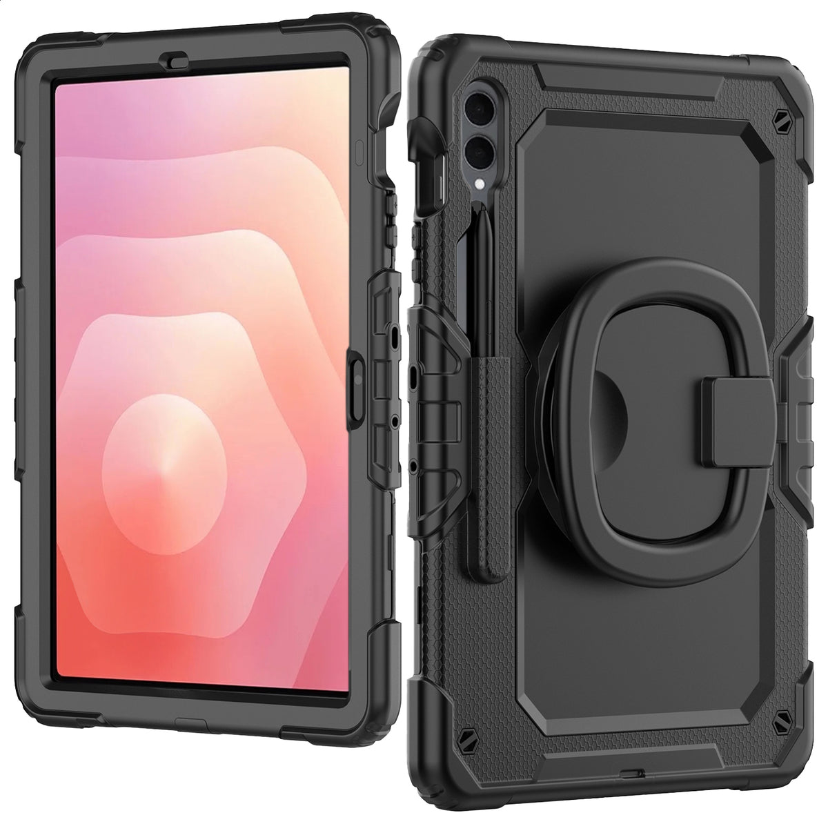 Mobilize Rotating Defender Case Stand Function For Samsung Galaxy Tab S11 Ultra 14.6 Black