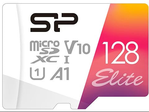 Silicon Power Elite Micro Sdxc Incl. Sd Adapter 128Gb Uhs-1 A1 V10 Class 10 Color