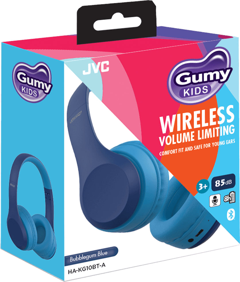 Jvc Ha-Kg10Bt Jvc Gumy Kids Wireless Bluetooth Stereo Headset Blue
