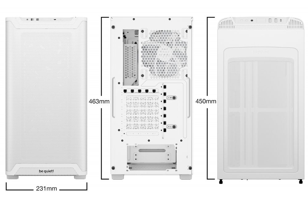 be quiet! PURE BASE 501 LX RGB | Midi Tower Case | Wit