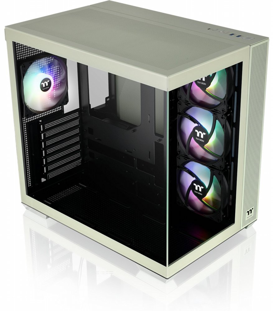 Thermaltake View 380 TG ARGB Matcha Green | Mid Tower Behuizing | Groen (CA-1Z2-00MEWN-00)