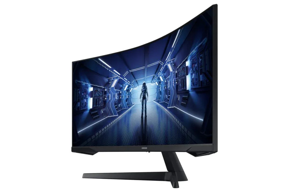 Samsung Odyssey C34G55TWWP 34" | 3440 x 1440 VA | 165Hz | Curved Gaming Monitor - Essentify