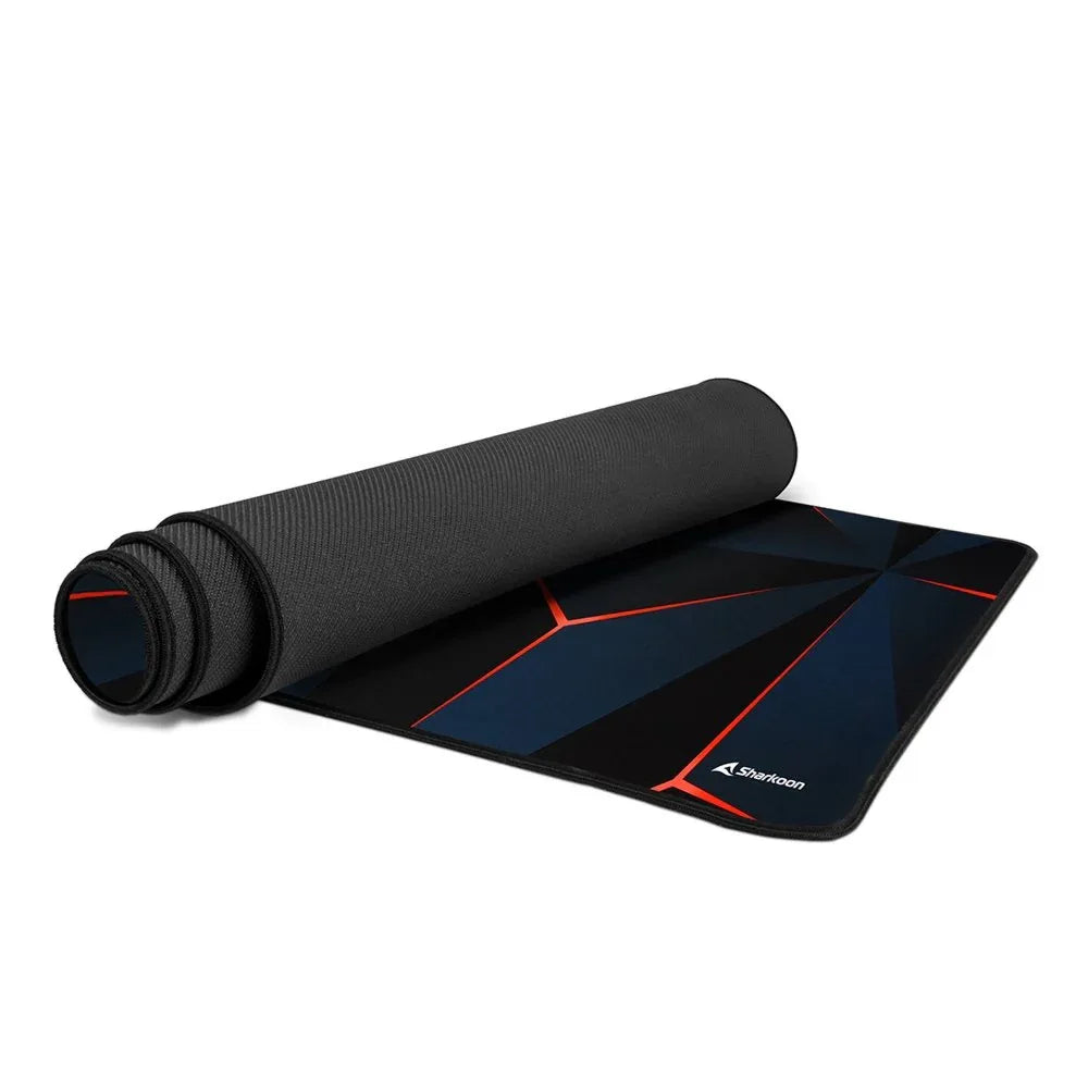 Sharkoon SKILLER SGP30 | Gaming Muismat | Zwart/Blauw/Oranje | Stoffen oppervlak - Essentify