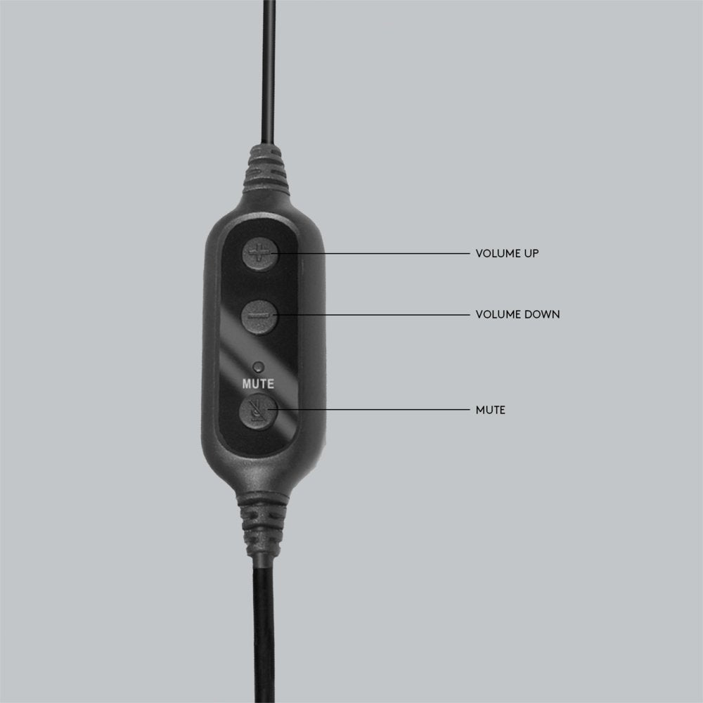 Logitech H960 | Bedrade On-ear Headset USB-A | Zwart