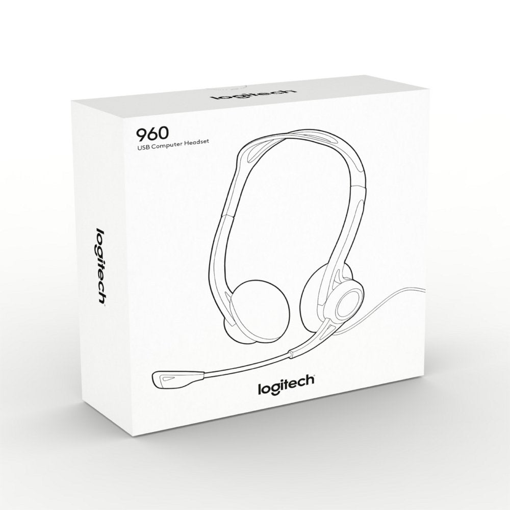 Logitech H960 | Bedrade On-ear Headset USB-A | Zwart