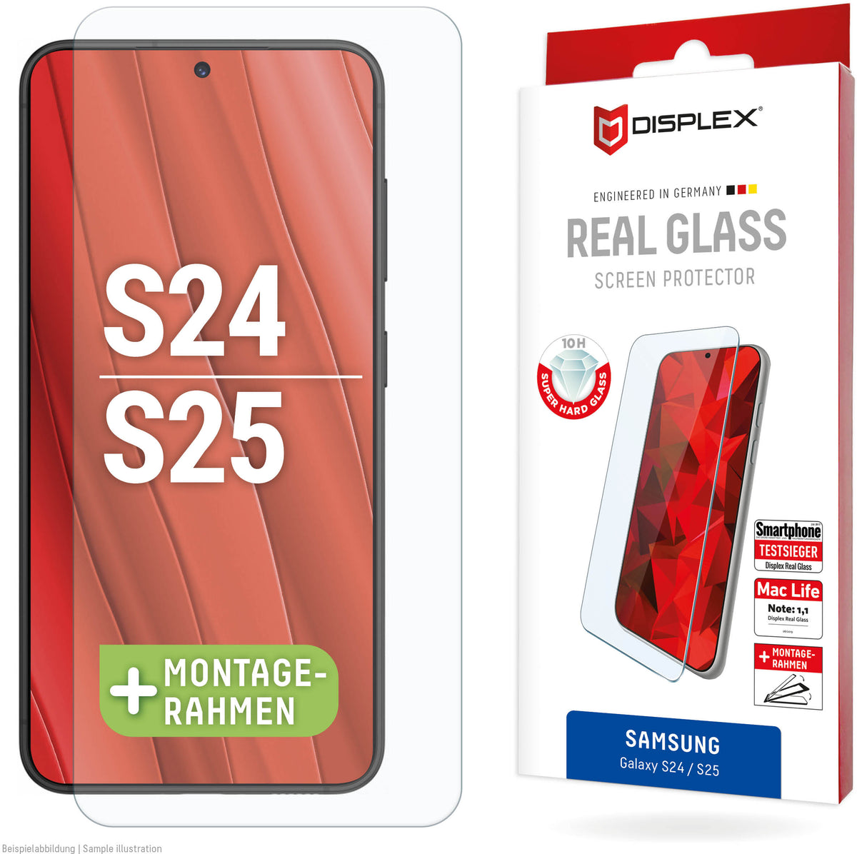 Displex Real Glass Samsung Galaxy S24/S25